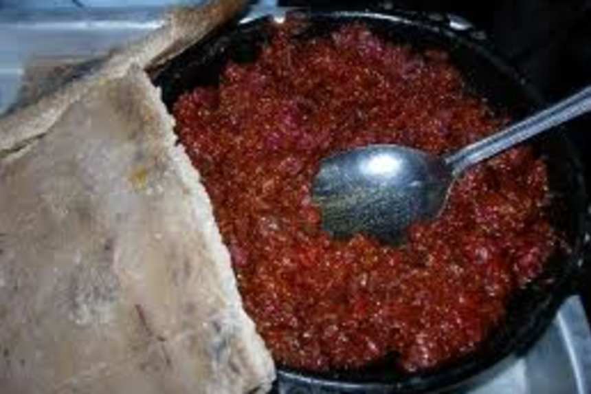 Authentic Ethiopian Kitfo with spiced butter and herbs